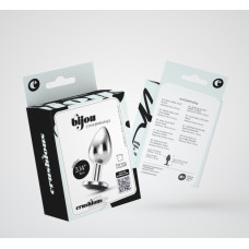 Crushious Bijou — Plug Anal de Joya — Mediano — Negro
