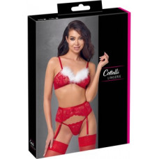 Cottelli Lingerie Рождественский комплект бюстгальтера L/XL