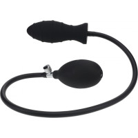 Levelz By Shots Rievots silikona piepūšams anālais aizbāznis - melns