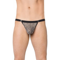 Softline Collection Mens Thong 4528 - grey panther OneSize