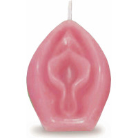 Little Genie Productions Eden’s Candle - Vanilla Scented Vagina - Rose