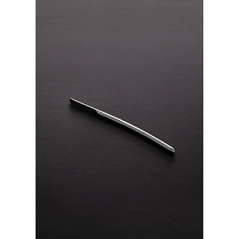 Steel Single End dilator (8mm) - Brushed Steel