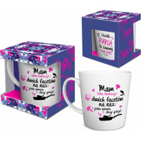 Bgtech Crazy Girl-Kubek NBC matowy 480ml. - Mam fantazję,dwóch na raz...