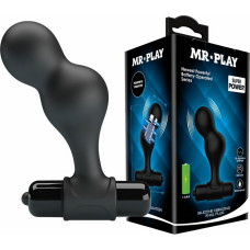 Pretty Love Mr. Play Silicone Anal Plug, 10 functions of vibration Black