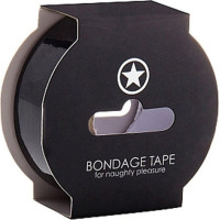 Ouch! Non Sticky Bondage Tape - 17,5 Meter - Black