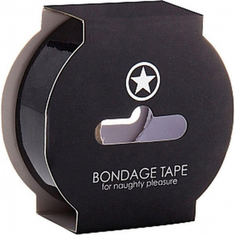 Ouch! Non Sticky Bondage Tape - 17,5 Meter - Black