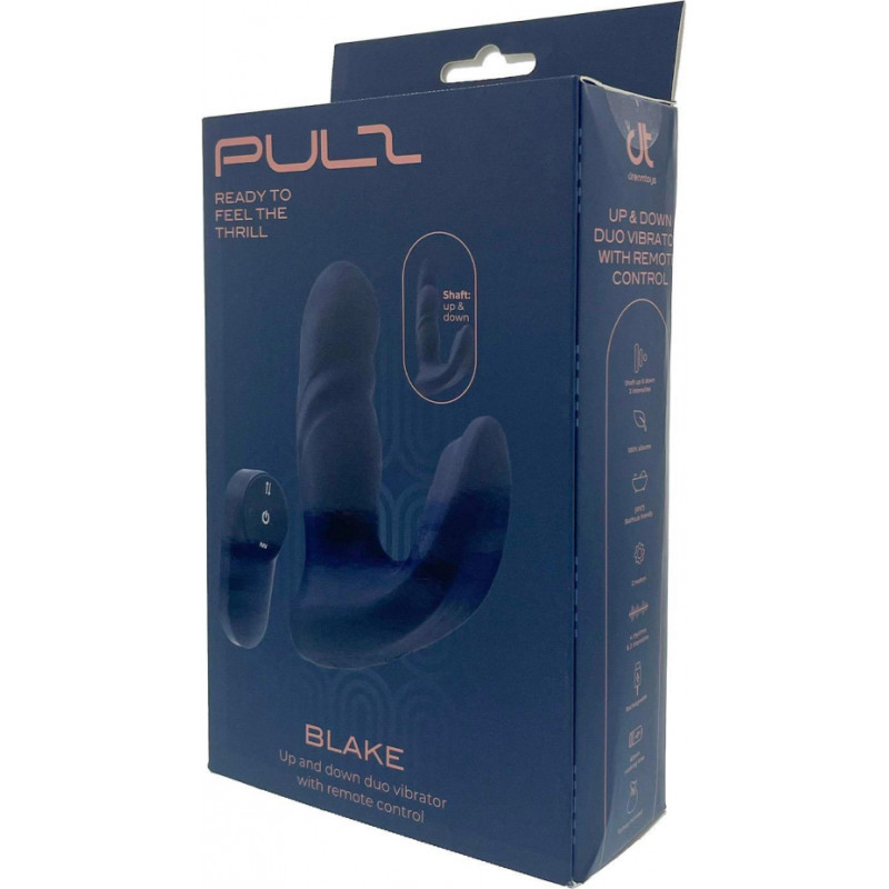 Dreamtoys PULZ BLAKE UP&DOWN DUO VIBRATOR WITH REMOTE CONTROL