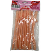 Kinky Pleasure - Penis Drinking Straws 10 pcs