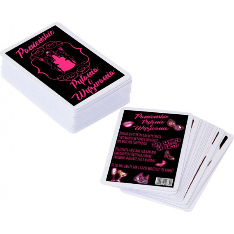 Propaganda Gry-Wieczór Panieński Pytania/Wyzwania-gra karciana