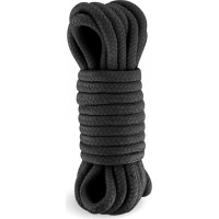 Sweet Caress SM BONDAGE ROPE BLACK 5M (Size: T1)