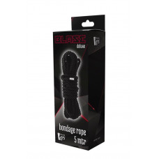 Dream Toys BLAZE DELUXE BONDAGE ROPE 5M BLACK