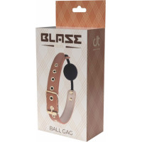 Dream Toys BLAZE ELITE BALL GAG COGNAC VEGAN LEATHER