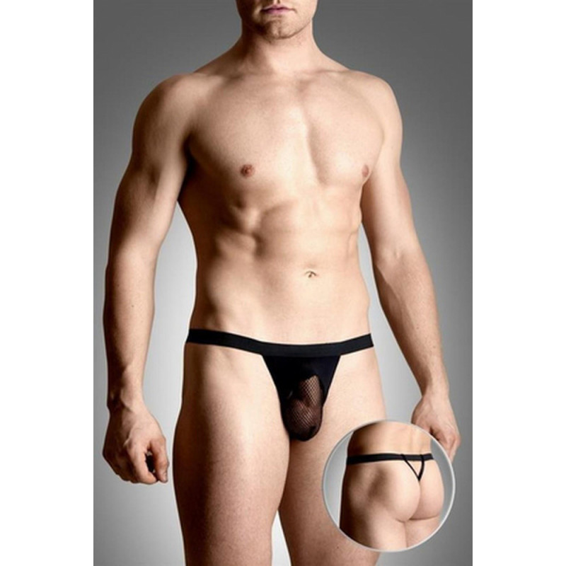 Softline Collection Mens thongs 4494 - black M/L