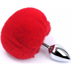 Fantasy BUTT PLUG red bunny tail