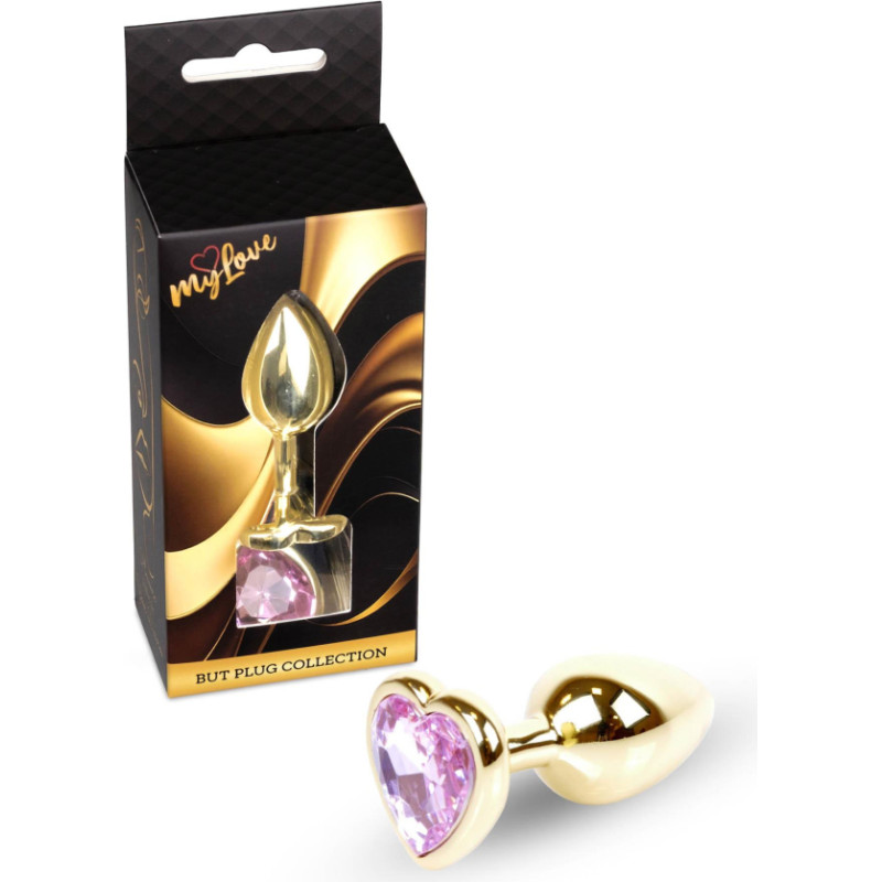 Mylove Toys - Jewellery Gold  Heart PLUG- Rose