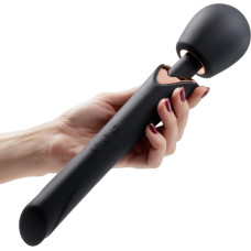 Crushious HOLLY RECHARGEABLE WAND MASSAGER BLACK