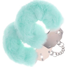 Ouch! Heavy-duty Fluffy Handcuffs - Powder Green
