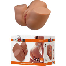 Crazy Bull Briony Realistic Vagina & Anal Masturbator with Vibrations – Brown