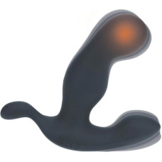 Levelz Heating and Vibrating Silicone Prostate Stimulator - Black