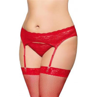 Softline Collection Garterbelt 3305 - Plus Size - red XL