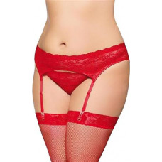 Softline Collection Garterbelt 3305 - Plus Size - red XL
