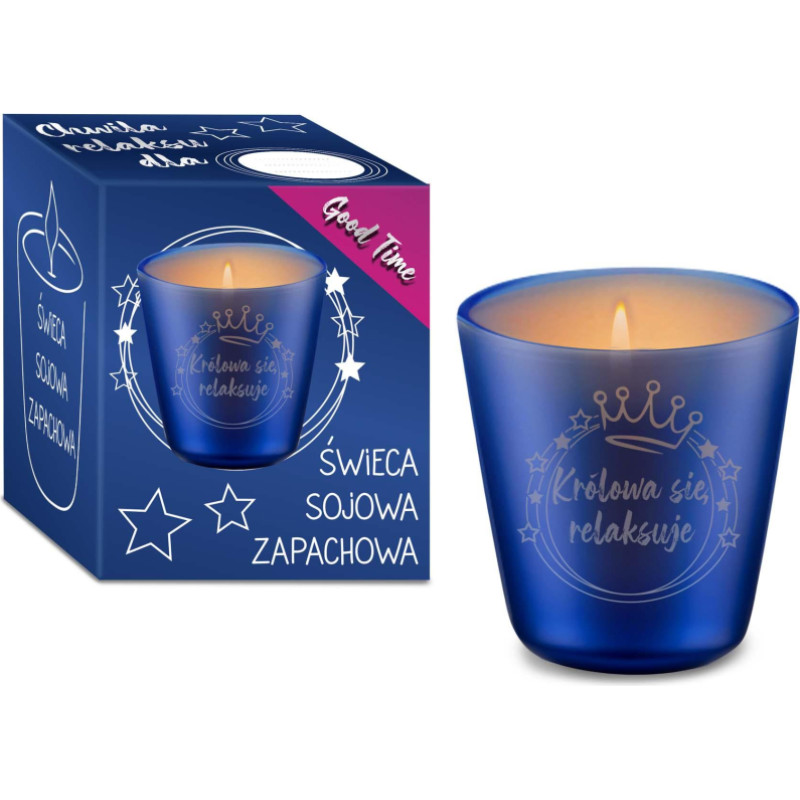 House Of Mugs GOOD TIME -Świeca sojowa 120ml - Królowa się relaksuje