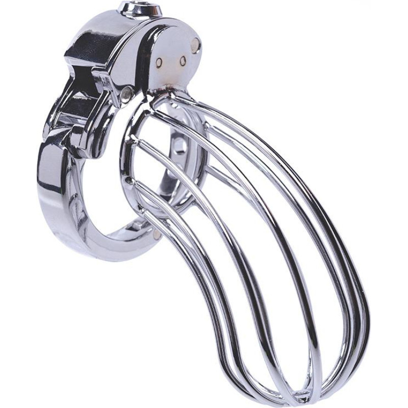 Fantasy Stainless Steel Penis Cage 2 with Advanced Locking Mechanism