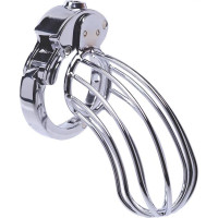 Fantasy Stainless Steel Penis Cage 2 with Advanced Locking Mechanism