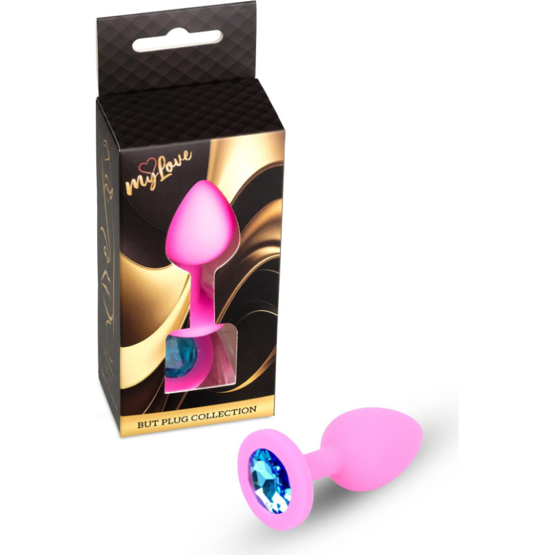 Mylove Toys - Jewellery Pink Silicone PLUG Medium