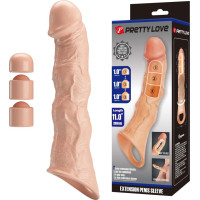 Pretty Love Extension Penis Sleeve with Modular Length Blocks – 28 cm