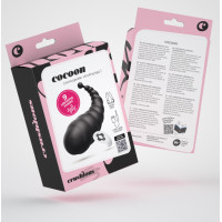 Crushious Cocoon - Huevo Vibrador Recargable con Control Remoto - Negro