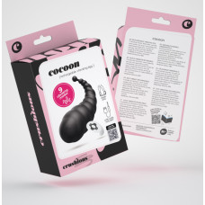 Crushious Cocoon - Huevo Vibrador Recargable con Control Remoto - Negro