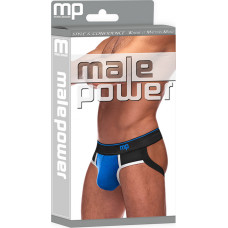 Male Power Panel Jocke - L/XL - Melns/Zils