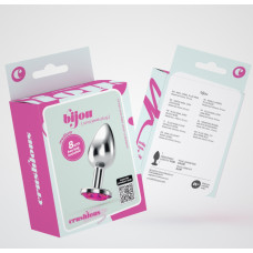 Crushious Bijou – Plug Anal de Joya – Mediano – Rosa