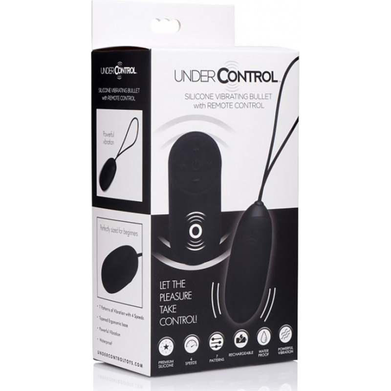 Xr Brands Silikona vibrējoša lodīte ar tālvadības pulti