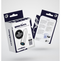 Crushious Quackers — Bala Vibradora Pārlādējams ar USB — Blanca