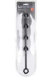 Levelz By Shots Apaļas silikona anālās bumbiņas - M - 30 mm - melnas