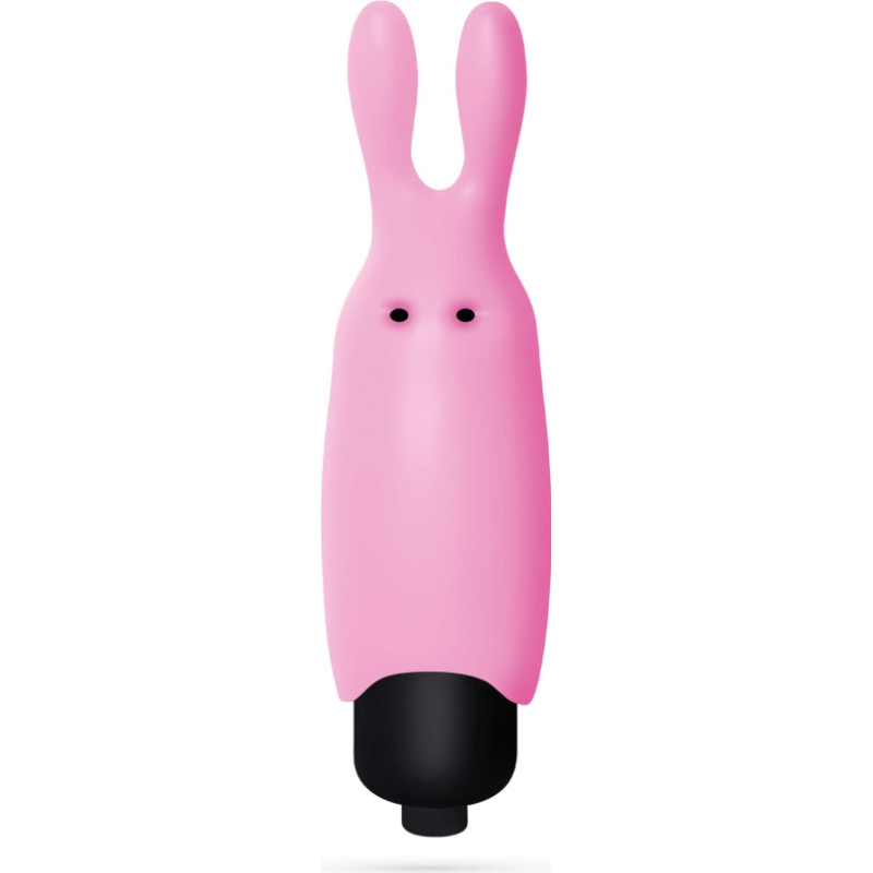 Crushious O-PET RABBIT WITH 10 VIBRATION BULLET PASTEL PINK