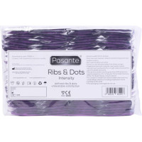 Pasante Ribs & Dots/Intensity Condoms Bulk Packs 144 pcs
