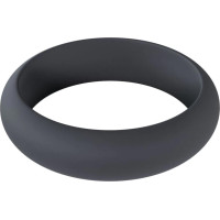 Levelz Wide O Silicone Cockring - XXL - 55mm - Black