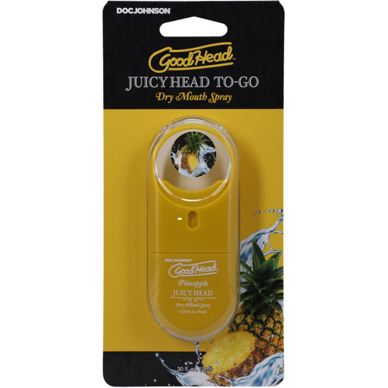 Doc Johnson Juicy Head - Dry Mouth Spray To-Go - Ananāss - 0,3 fl unces / 9 ml
