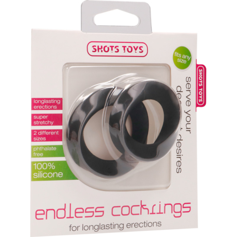 Shots Toys By Shots Bezgalīgs gredzens - liels, vidējs