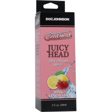 Doc Johnson Juicy Head - Dry Mouth Spray - Rozā limonāde - 2 fl oz / 59 ml