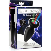 Xr Brands Light-Up - Silicone Butt Plug - Medium
