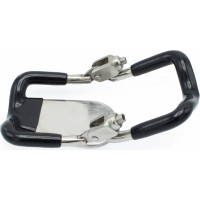 Kiotos Steel Steel Jaw Lock With Black Elastic Coating