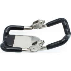 Kiotos Steel Steel Jaw Lock With Black Elastic Coating