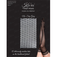 Kixies Beth Ann - Thigh High - C - Black