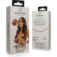 Bedroom Fantasies - Nipple Clamps
with Chain Black