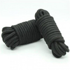 Toyz4Lovers Wiązania-COTTON ROPE 10MBLACK