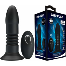 Mr. Play MR PLAY - VIBRATING ANAL PLUG 4 vibrations 4 thrusting Remote Control